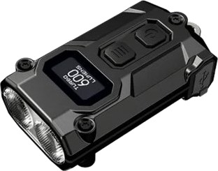 Nitecore Tini3, Nøkkelringslommelykt, Sort, Aluminium, Knapper, Ip54, Led