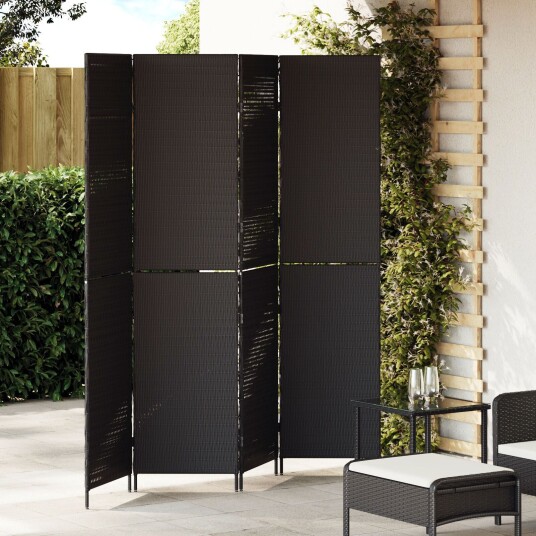  Romdeler Svart 195 x 180 cm polyrotting