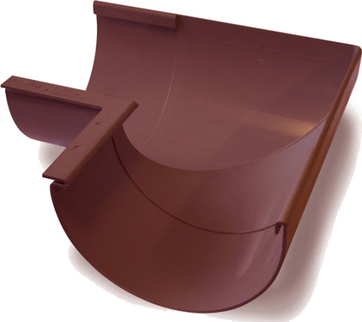 Plastmo 12" innvendig gjæring 90°, brun
