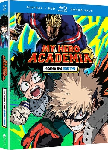My Hero Academia: Season Two Part Two Bluray My Hero Academia: Season Two Part Two Bluray