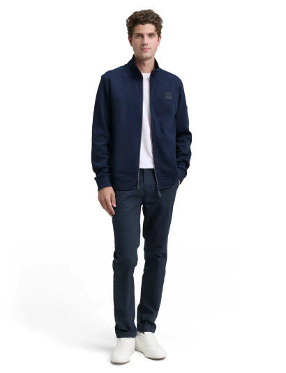 Tom Tailor Detailed Stand-Up Jacket - Navy - M Tom Tailor Detailed Stand-Up Jacket - Navy - M