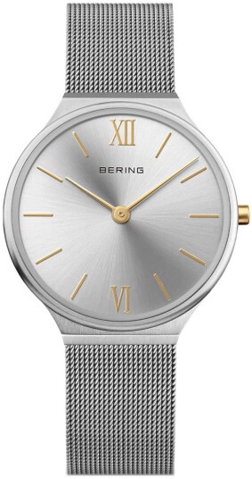 Bering Dameklokke 18434 010 Ultra Slim Sølvfarget/Stål Ø34 mm