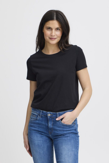 Fransa Frzashoulder Tee 1 - Black - XL Fransa Frzashoulder Tee 1 - Black - XL