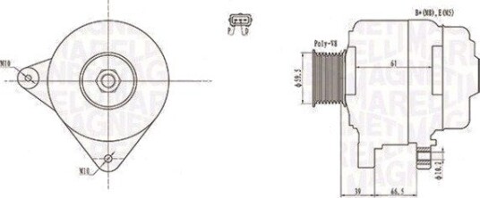 Dynamo MAGNETI MARELLI 063731972010