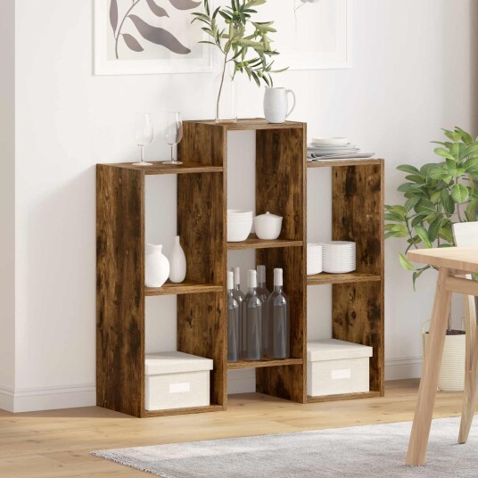  Serviesskap Røkt eik 90 x 30 x 90 cm