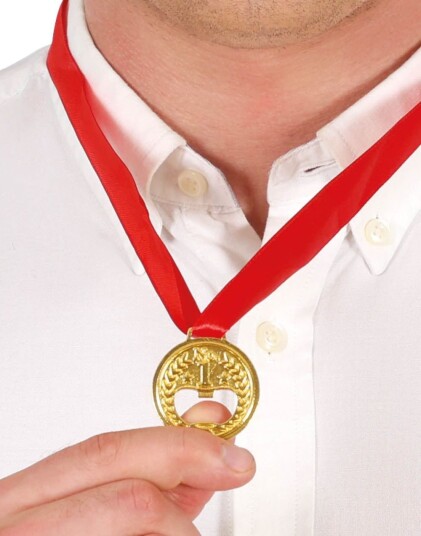 Beer Champion Medalje med Flaskeåpner