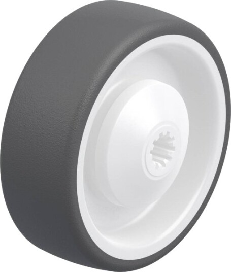 Blickle 253609 Poth 100/10Ka Plast Hjul — Hjuldiameter 100 Mm, Bæreevne (Maks.) 300 Kg, 1 Stk