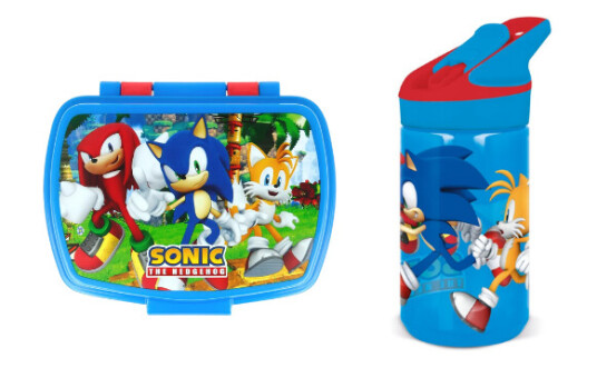 Stor Lunchbox + Drikkedunk Tritan 480 ml Sonic Stor Lunchbox + Drikkedunk Tritan 480 ml Sonic