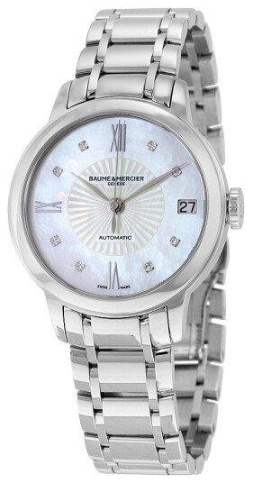 Baume & Mercier Dameklokke M0A10268 Classima Hvit/Stål Ø31 mm