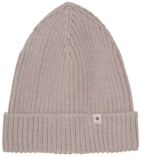 Huttelihut Dino Wool Knit Lue til barn camel melange