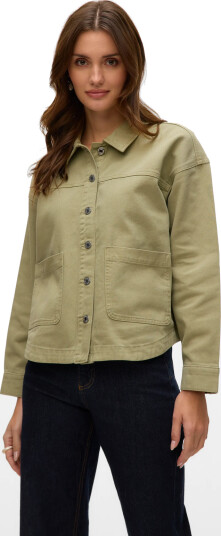 Vero Moda Vmjamie Ls Denim Shacket Mix Ga Noos Green XS Vero Moda Vmjamie Ls Denim Shacket Mix Ga Noos Green XS