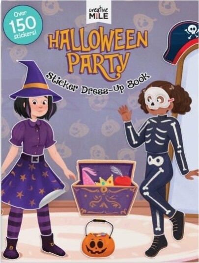 Halloween Party Sticker Dress Up Book