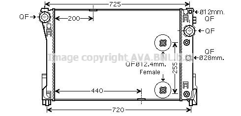 Radiator AVA Clever Choice MSA2546