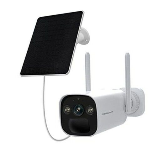 Foscam BP4 Trådløst Overvåkningskamera Med Solcellepanel 4MP 2K IP66 Hvit Foscam BP4 Trådløst Overvåkningskamera Med Solcellepanel 4MP 2K IP66 Hvit