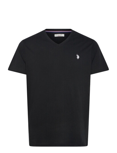 U.S. Polo Assn. Uspa T Shirt V Neck Cem Men Black XXL