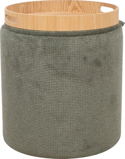 Ottoman/Table HOME4YOU Grønn