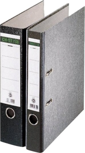 Centra A4 Mappe Ryggbredde: 80 Mm Sort Skymarmor 2 Bøyler 220105 Centra A4 Mappe Ryggbredde: 80 Mm Sort Skymarmor 2 Bøyler 220105