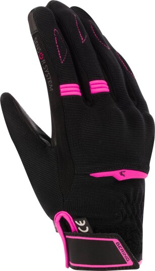 MC-Hansker Bering Fletcher EVO Dame Fuchsia /Svart XXL MC-Hansker Bering Fletcher EVO Dame Fuchsia /Svart XXL