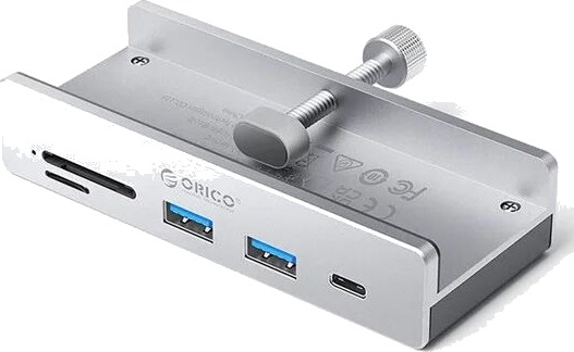 ORICO MH5PC Clamp USB C Hub 5 Port sølv MH5PC 10 SV BP