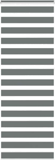 Sebragardin mørkegrå 80x230 cm stoff bredde 75,9 polyester