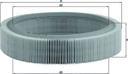 MAHLE LX 317 Luftfilter MAHLE LX 317 Luftfilter