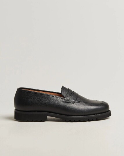 Myrqvist Stenhammar II Vibram Loafer Black Grained Calf