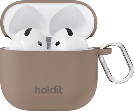 Holdit Silicone Case Solid Airpods 4 Brown AIRPODS 4 Holdit Silicone Case Solid Airpods 4 Brown AIRPODS 4