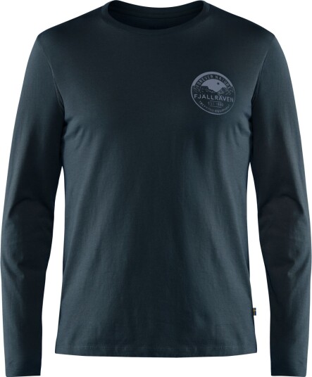Fjellreven Forever Nature Badge Ls T-shirt Dark Navy L