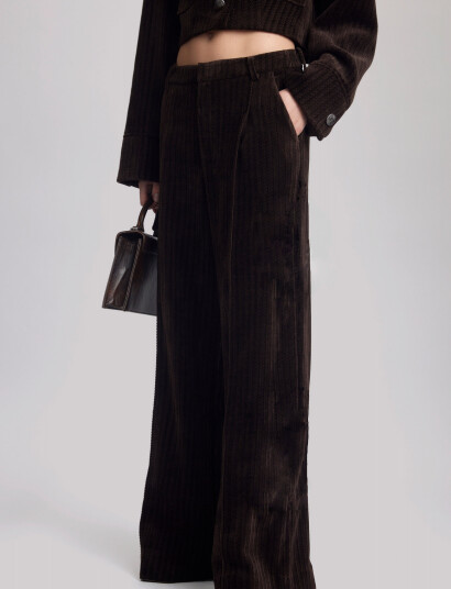 Gestuz Elnoragz Hw Pants - Brown - 34 Gestuz Elnoragz Hw Pants - Brown - 34