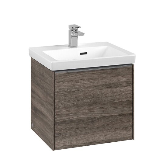 Villeroy & Boch  Subway 3.0 Servantskap m/1 skuff 473x429x407,5 mm Steingrå Eik