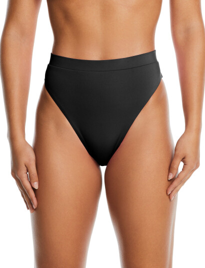 NIKE SWIM Nike Essential High Waist Bottom - Black - S NIKE SWIM Nike Essential High Waist Bottom - Black - S