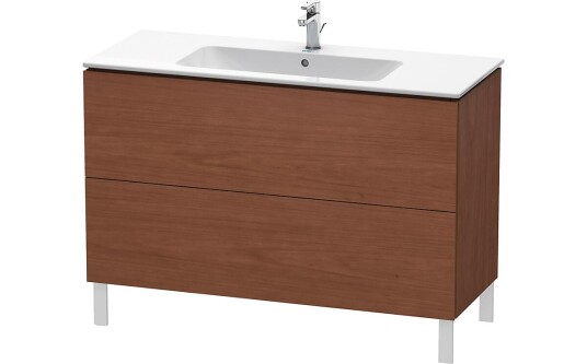 Duravit L-Cube Servantskap m/2 skuffer 1020x704x481 mm Amerikansk Valnøtt