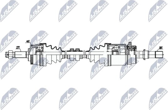Nty Drivaksel NTY NPW NS 157