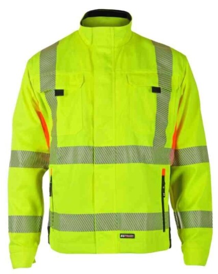 BS Gjøvik Arbeidsjakke, HiVis kl.3 Unisex, Str. 52, Gul/Sort BS Gjøvik Arbeidsjakke, HiVis kl.3 Unisex, Str. 52, Gul/Sort