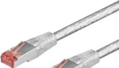 Goobay Cat6 S/FTP Nettverkskabel 10 m Transparent
