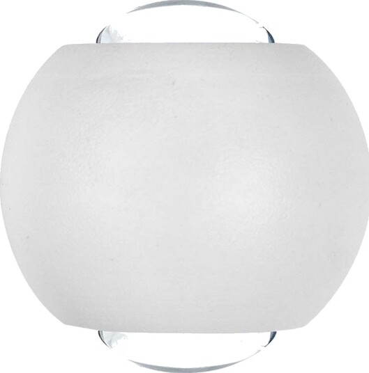 V Tac 2W LED up/down vegglampe IP54 hvit 3000K aluminium 4,2 x 4 cm inkl. lyskilde Kulør : Nøytral