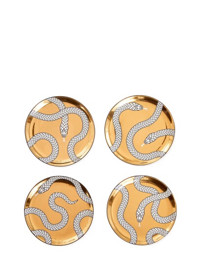Jonathan Adler Eden Coasters   Gold   