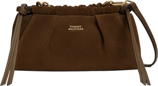 Tommy Hilfiger Soft Leather Mini Crossover Sued   FONDANT BROWN   One Size