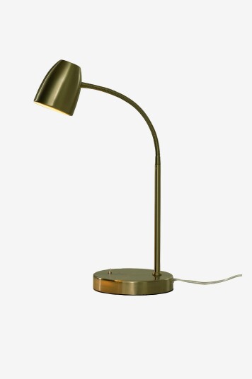 Aneta Lighting   Bordlampe Sandnes   Messing