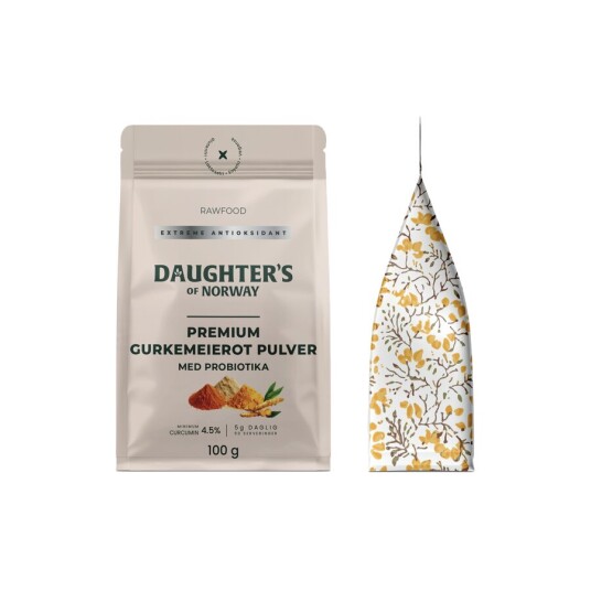 Daughter"s Of Norway Premium Gurkemeie 100 g