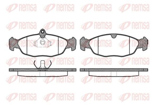 Bremseklosser REMSA 0393.00