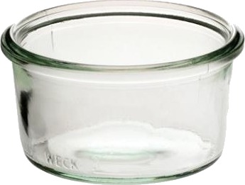 Patentglas Weck 165 Ml Ø8.8X4.65 Cm Uden Låg Glas,56 Stk/Krt