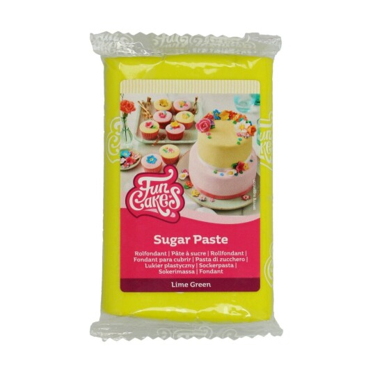 Limegrønn Fondant Fra Funcakes 250g Limegrønn Fondant Fra Funcakes 250g
