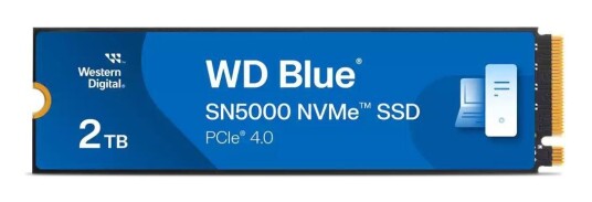 WD 2TB WD BLUE SN5000 NVME SSD PCIE GEN 4.0 UP TO 5150 MB/S RS INT