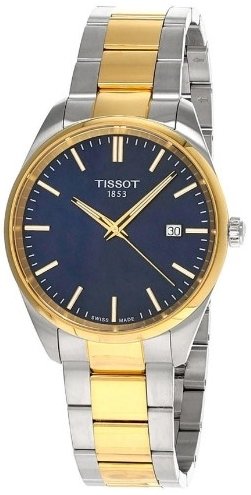 Tissot Herreklokke T150.410.22.041.00 T Classic Pr 100 Blå/Gulltonet