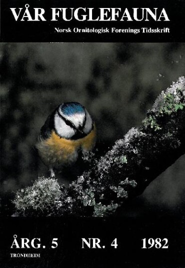 Norsk Ornitologisk Forening Vår Fuglefauna   1982 4 årgang 5