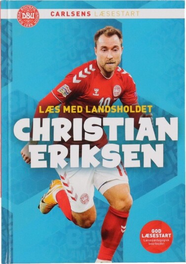 Forlaget Carlsen Bok   Les med landslaget   Christian Eriksen   Forlaget Carlsen   OneSize   Bok   Blå