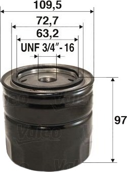 Oljefilter VALEO 586084 Oljefilter VALEO 586084