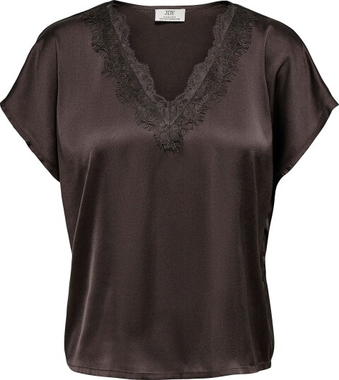 JDY   Bluse Jdyfifi S/S V Neck Top Wvn   Rød
