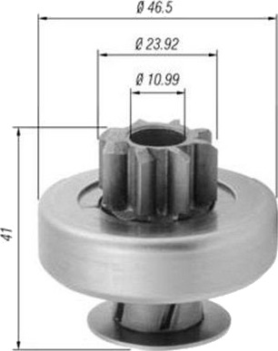 Lite tannhjul, starter MAGNETI MARELLI 940113020370